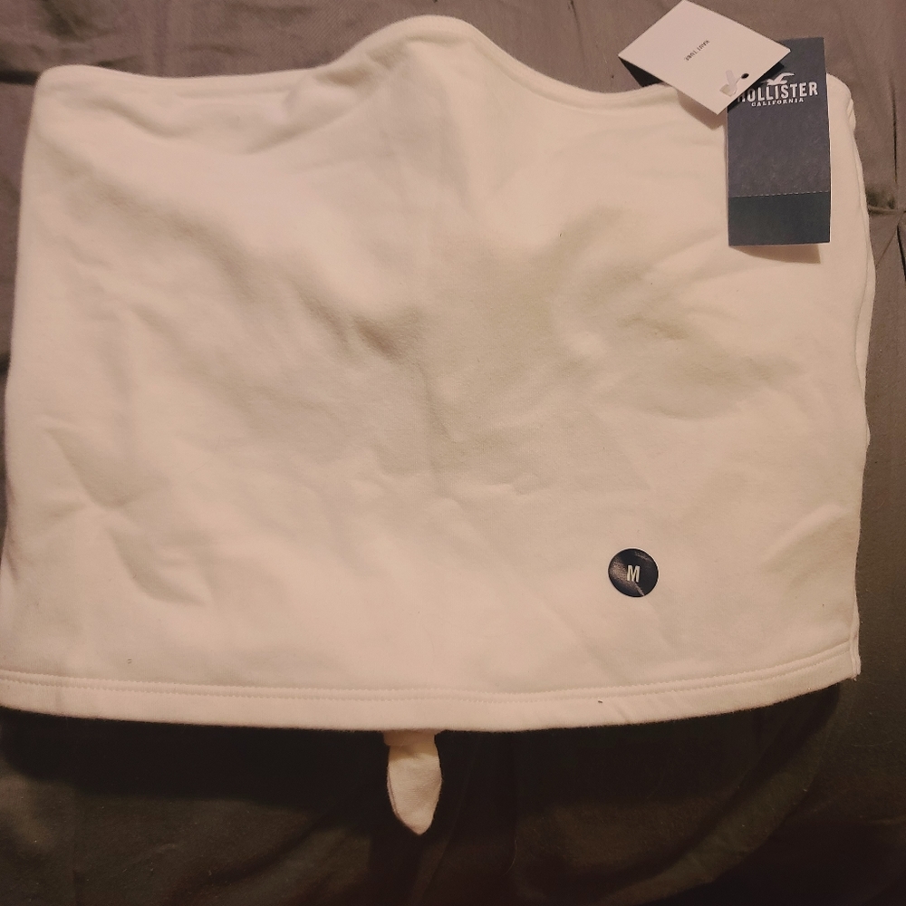 Hollister white Haut tube top M NWT  ❤